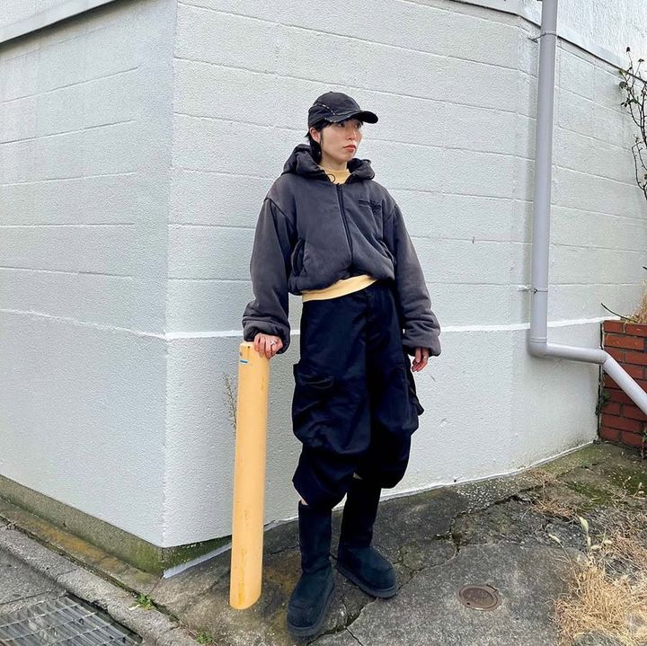 【SNAP】メンズのハーフパンツ×ブーツがお気に入り♡ 田中久子さん