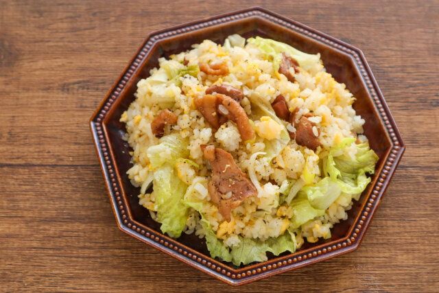 焼き鳥缶チャーハンの完成