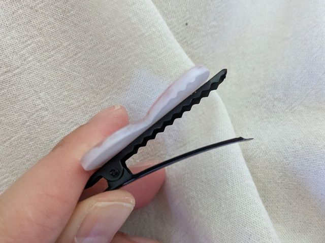 ディズニー前髪クリップ開いたところ