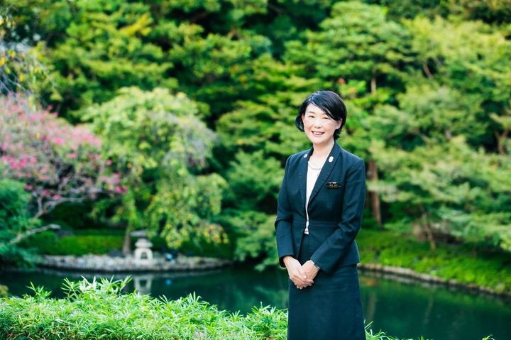 八芳園 エグゼクティブコンシェルジュ 兼 支配人 柳井聡子さん