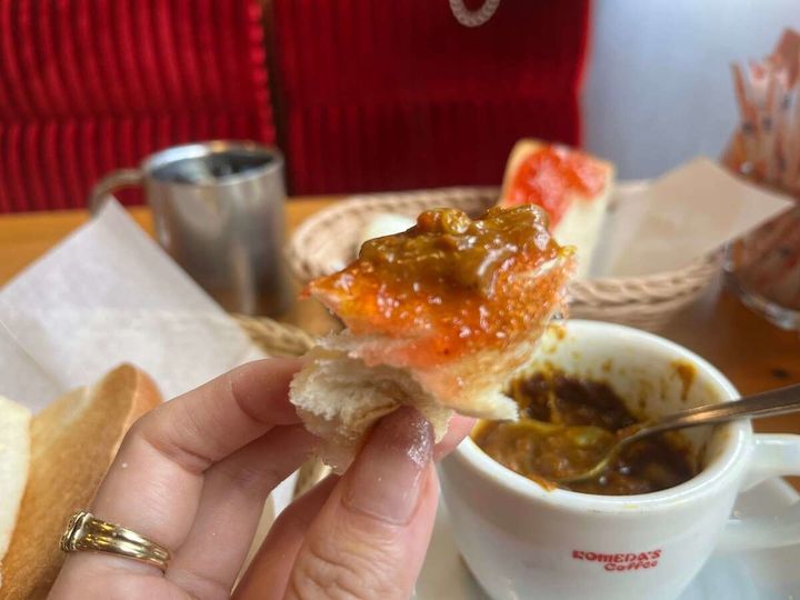 【コメダ珈琲店】『チーズカリートースト』