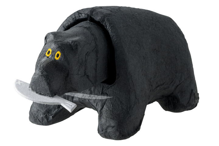 今日のギフト】木彫りの熊×赤べこ!?〈tegoto〉の首振り張子 | TRILL