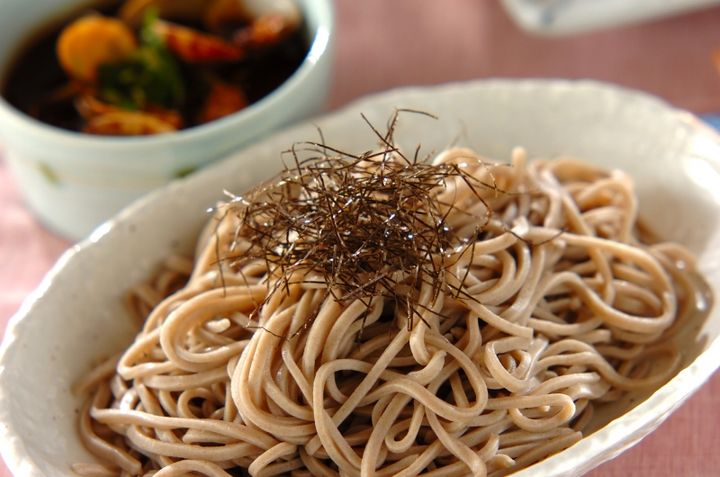 アサリの赤だしつけそば