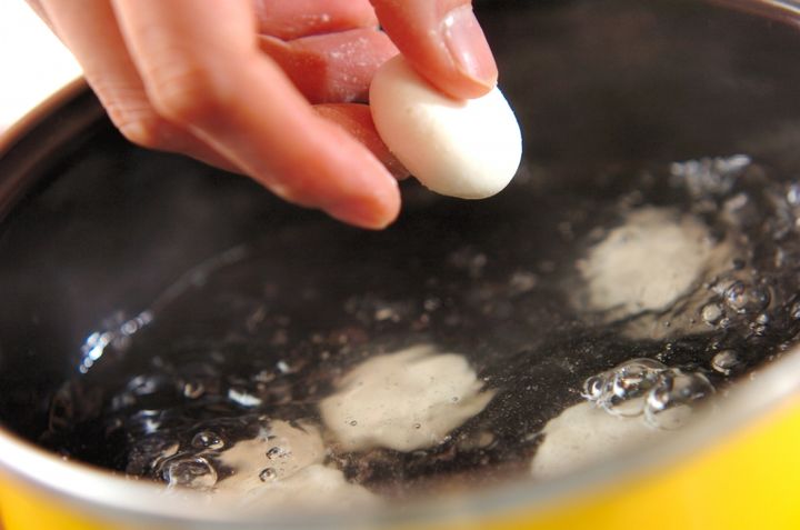 イチゴ白玉ぜんざいの作り方1