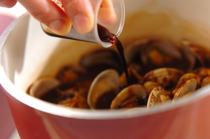 アサリの赤だしつけそばの作り方2