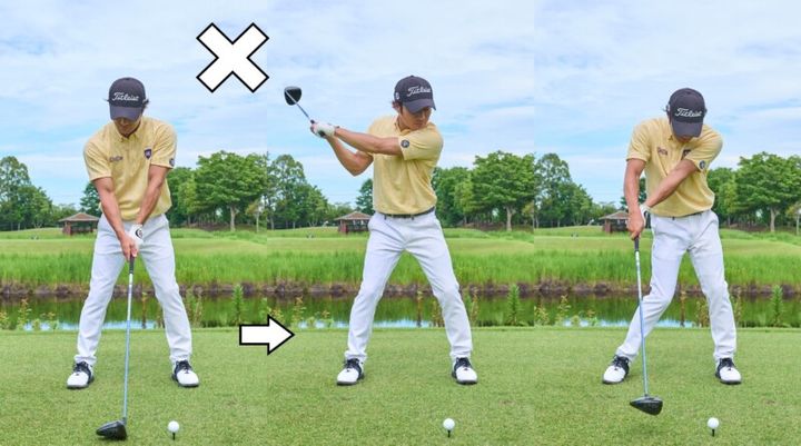 スライスもフックも”左ヒジの向き”を変えると真っすぐ飛ぶようになる！