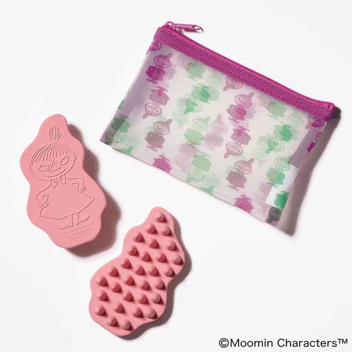 雑誌GLOW3月号増刊の付録 リトルミイの頭皮マッサージブラシ