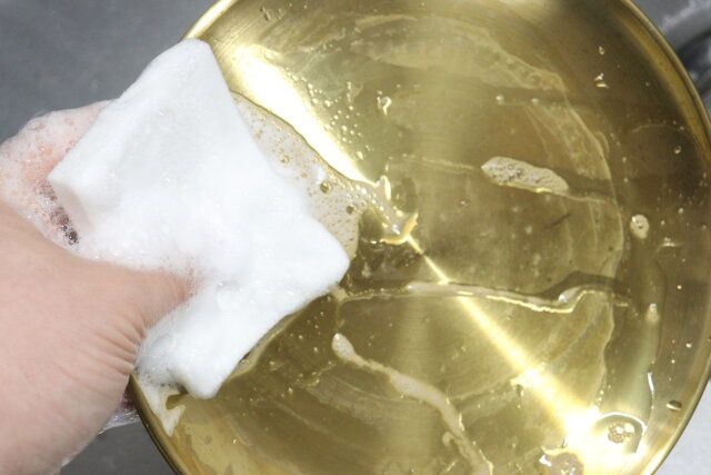 ダイソー キッチンシートスポンジ 使用例 汚れのひどいもの