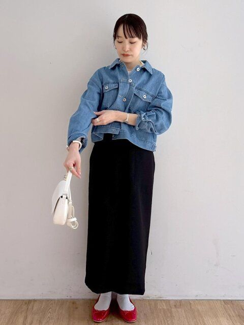 黒ジャンスカコーデ4