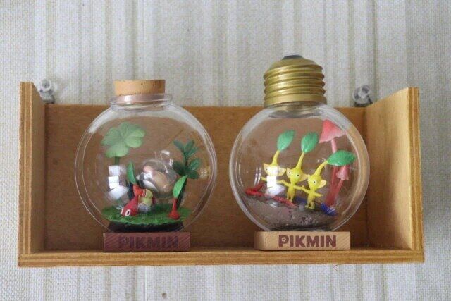 インテリア木製ウォールシェルフレクタングル2 使用例