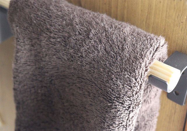 インテリアウッドバー丸16cm タオル