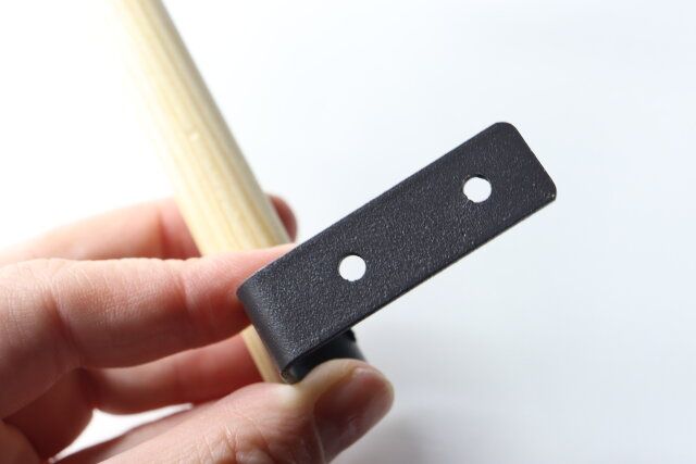 インテリアウッドバー丸16cm 金具