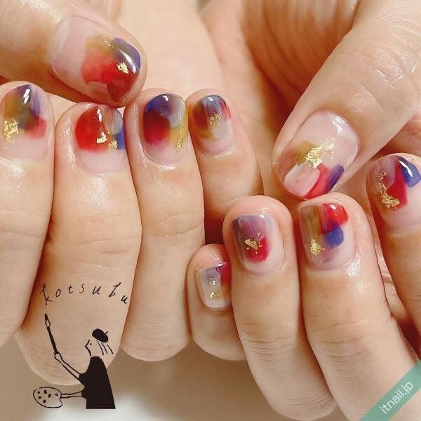 小粒nailが投稿したネイルデザイン [photoid:I0130832] via Itnail Design (747974)