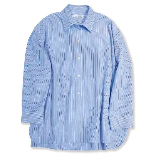 着まわしアイテム ストライプシャツ