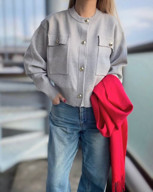 YUMポケツキCDとデニムのコーデ