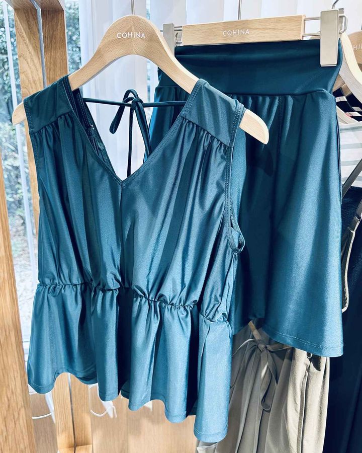 画像: セットアップスイムウェア￥14,000／コヒナ cohina.net