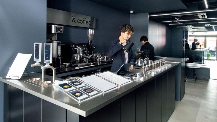 東京〈X coffee GINZA〉店内