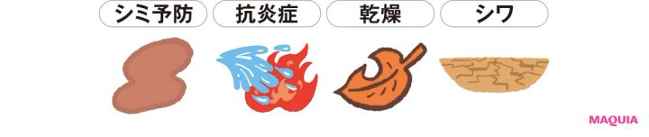 シミ予防 抗炎症 乾燥 シワ