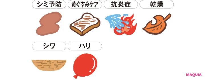 シミ予防 黄ぐすみケア 抗炎症 乾燥 シワ ハリ