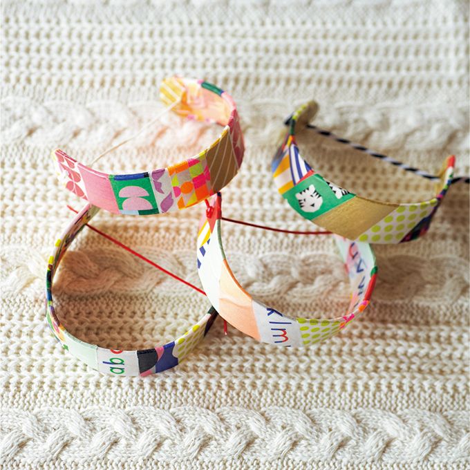 マスキングテープとアイスの棒を使って工作しよう！ おしゃれな「マステブレスレット」の作り方の画像1