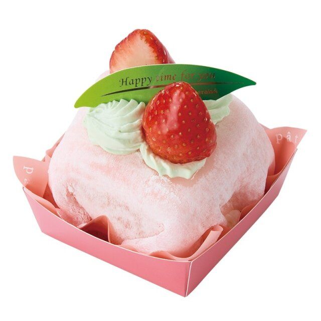 シャトレーゼ とちあいか苺とバナナのもちふわケーキ