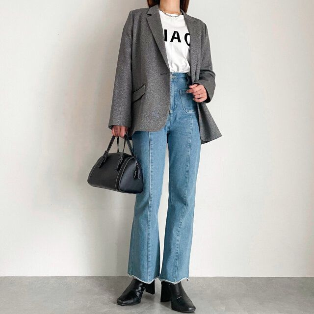 春の定番デニムスタイル