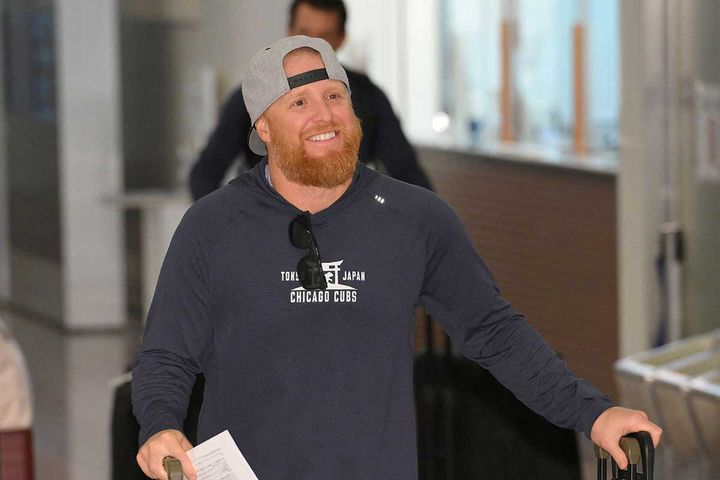 笑顔で来日したジャスティン・ターナー（C）ロイター