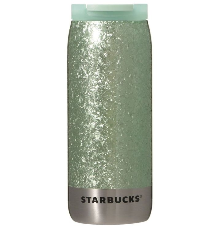 「カンシェイプステンレスボトルクラック ミントグリーン」355ml 4650円