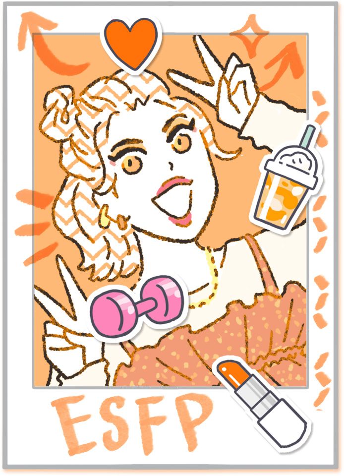 ESFP（エンターテイナー）：コミュニケーション能力に長けたムードメーカー：１６タイプ美容診断（※MBTI診断とは異なります）