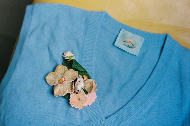 ヴィンテージのカシミヤベスト