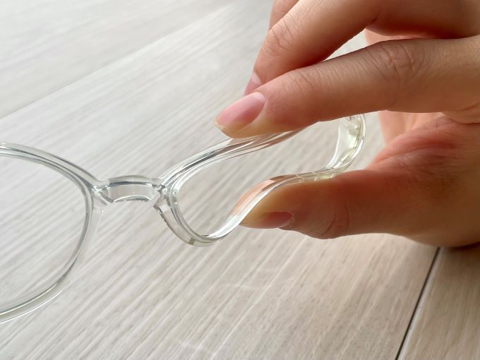 花粉対策メガネ