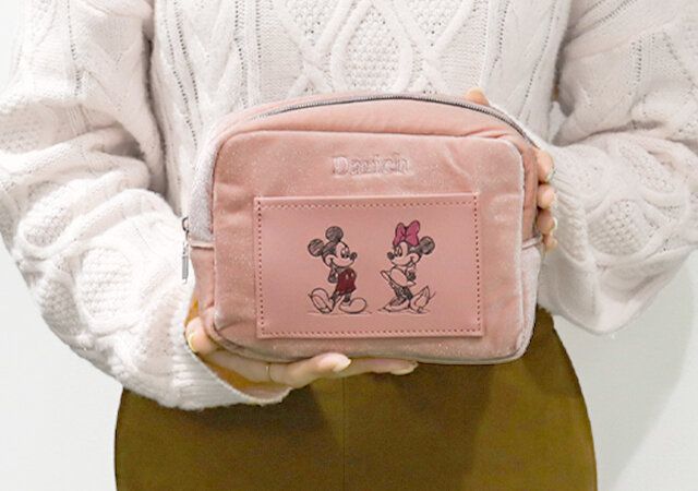 Disney［ディズニー］ピンクポーチ＆前髪クリップ by Darich