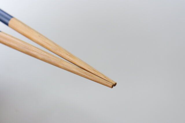 スス竹菜箸両細 先端