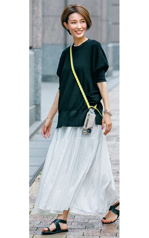 ajewのスマホショルダーを愛用しているママ