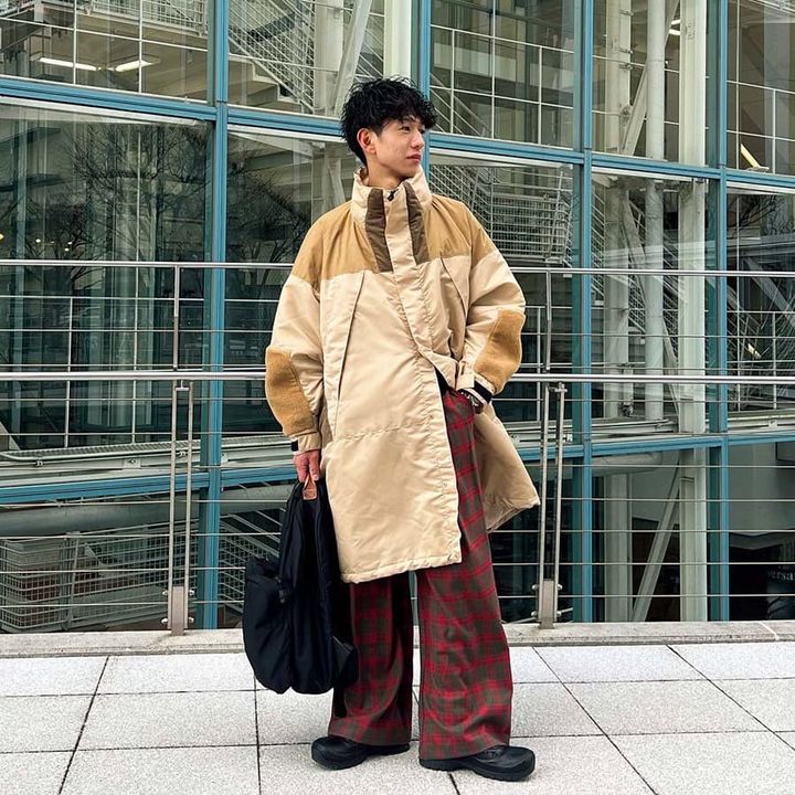 【SNAP】生地の切り替えがポイントなアウターはインパクト大！ 関本一真さん