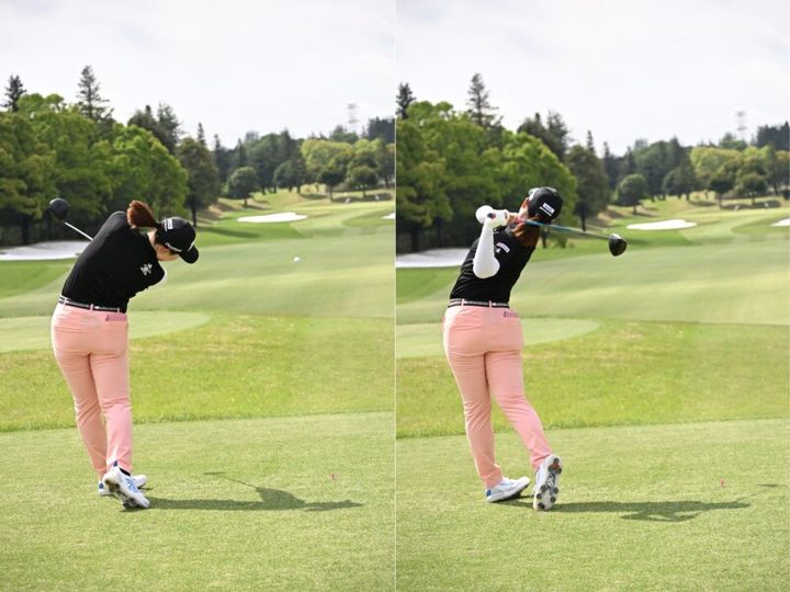 世界最高峰の女子プロ4選手のスイングを解説！球が曲がる要素が一つもない