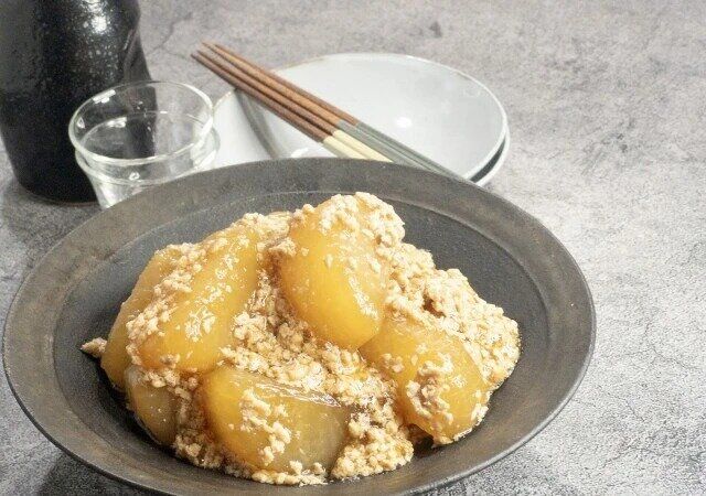大根のそぼろ煮