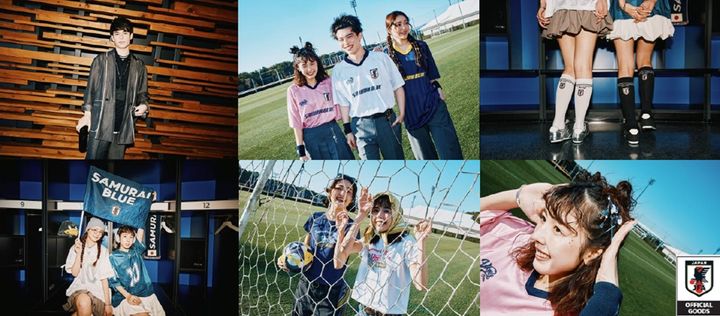 サッカー日本代表、“3カテゴリー”の2025年春夏オリジナルオフィシャルグッズを発売！注目は「INNOCENT LINE」