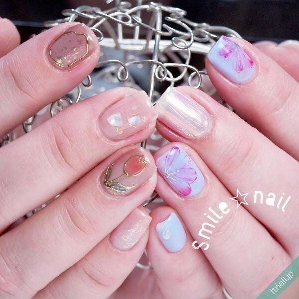 Smile☆nailが投稿したネイルデザイン [photoid:I0130166] via Itnail Design (748145)