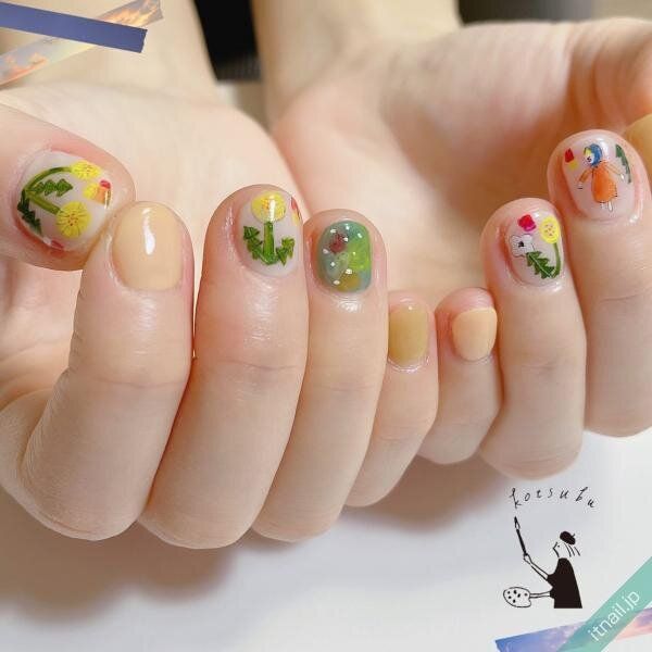 小粒nailが投稿したネイルデザイン [photoid:I0109955] via Itnail Design (748152)