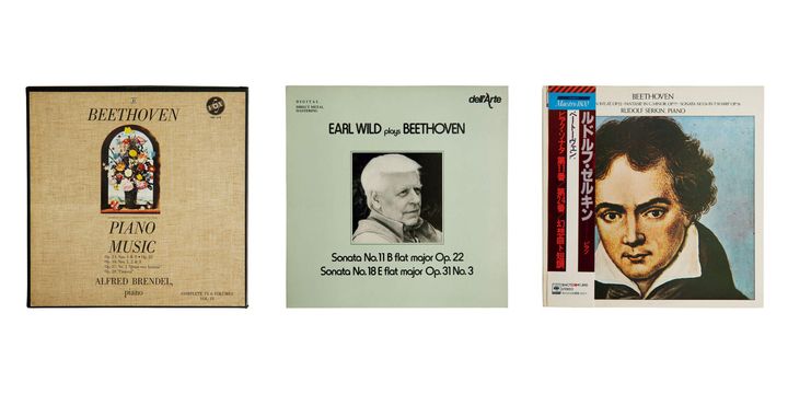 アール・ワイルドが演奏した、ベートーヴェン「ピアノ・ソナタ第11番 変ロ長調」レコードジャケット