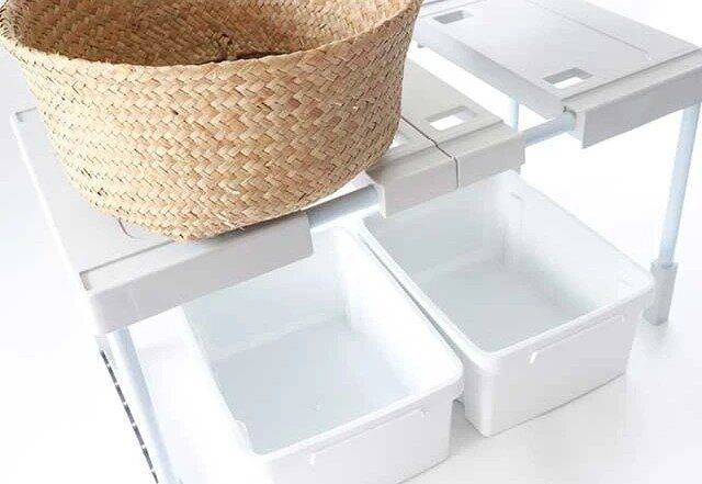 ダイソーの工具不要な押入れフリーラック Lサイズ