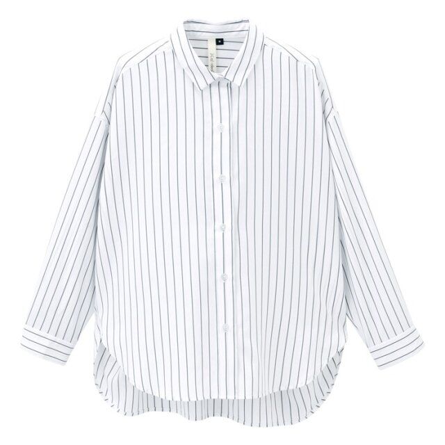 しまむらのストライプシャツ