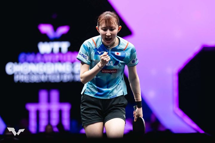 早田ひな（C）WTT