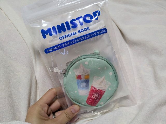 MINISTOP OFFICIAL BOOK ハロハロポーチ＆オリジナルロゴエコバッグ WHITE