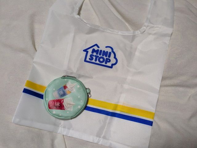 MINISTOP OFFICIAL BOOK ハロハロポーチ＆オリジナルロゴエコバッグ WHITE