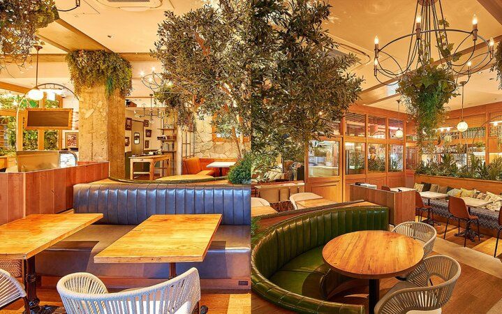 グリーンがいっぱい♪屋上庭園を望むLAスタイルのカフェレストラン／二子玉川「GREEN HOUSE by MERCER BRUNCH」