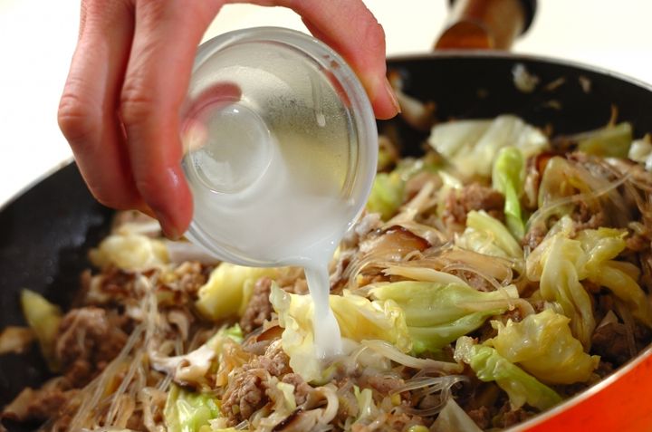 春巻きの具丼の作り方3