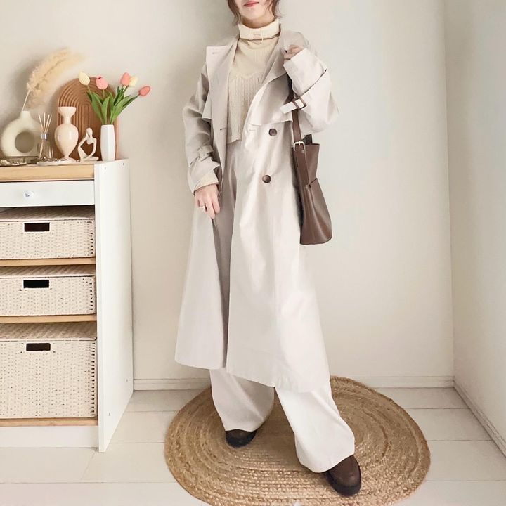 画像: 異素材合わせで立体感