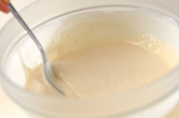 フローズンヨーグルトの下準備1